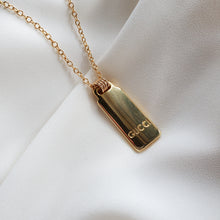 Load image into Gallery viewer, Repurposed Gucci Zipper Necklace
